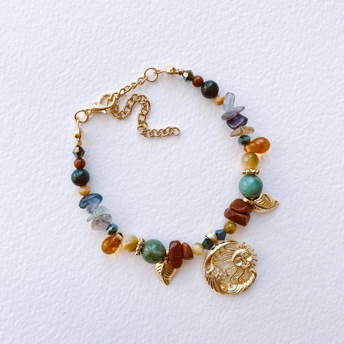 Heliophilia Silver Pulsera Safari 90's Multicolor